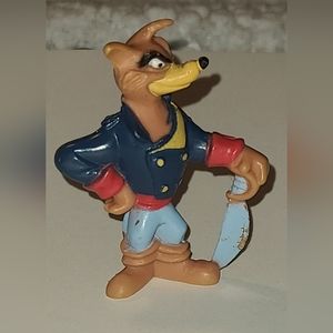 Vintage 1991 Disney Talespin Pilot Don Carnage Fox 2" Collectible Kellog's Toy